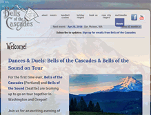 Tablet Screenshot of bellsofthecascades.org